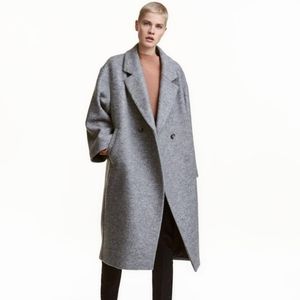 ISO H&M Oversized Wool Coat Grey